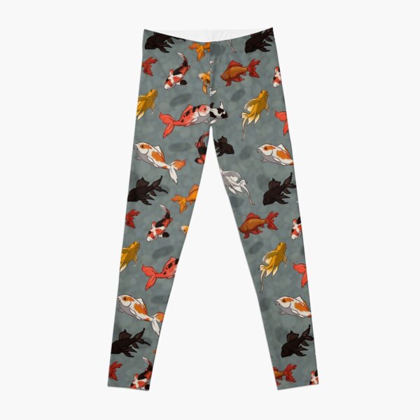 Koi Fish on Pebbles Leggings
