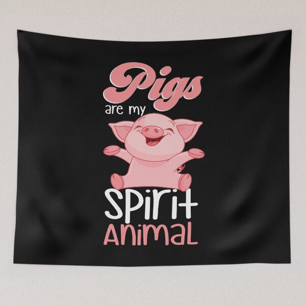 Item preview, Pigs Are My Spirit Animal Funny Animal Lover designed and sold by EdifyEra.