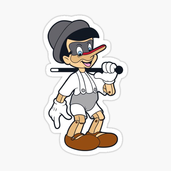 Pinocchio Clockwork Orange Sticker
