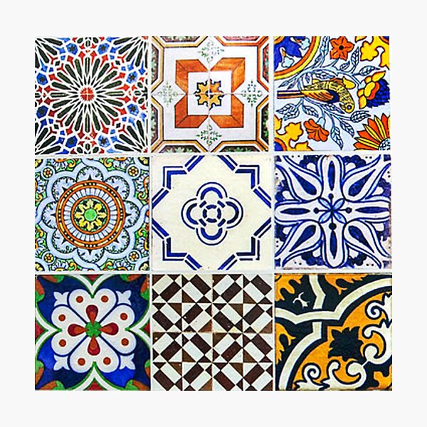 Item preview, Colorful Portuguese Tile designed and sold by mattpanta.