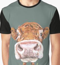 Camiseta gráfica Vaca linda