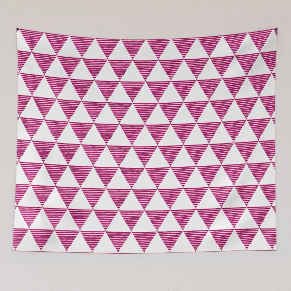 Item preview, Pyramid in Pink Peacock Watercolor designed and sold by Elisa Rosa.