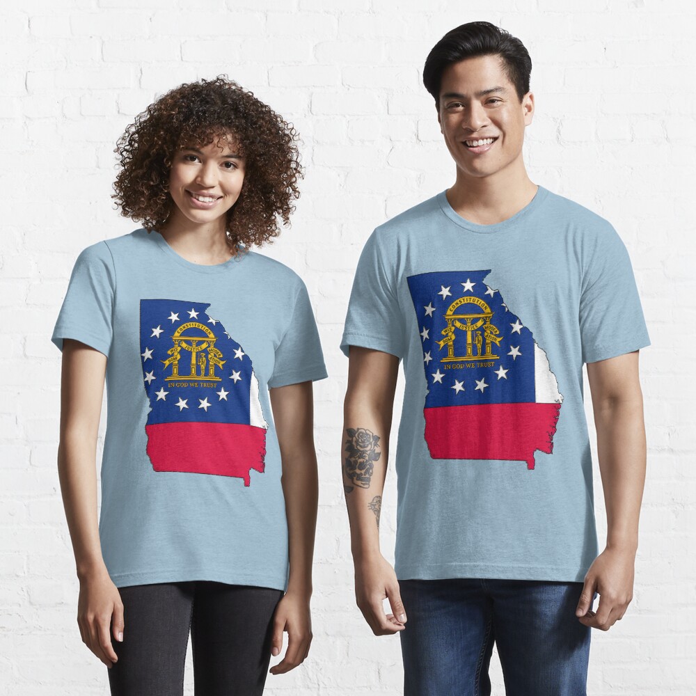 Georgia State Flag Unisex Soft Shirt