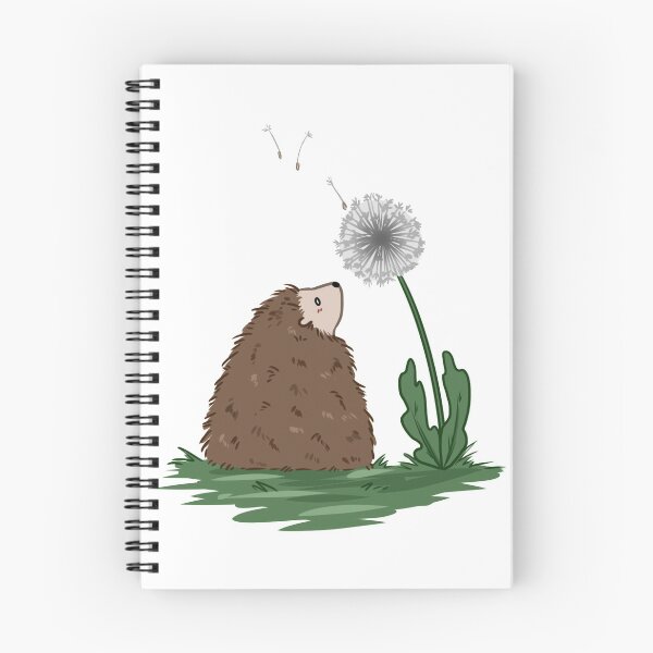 Item preview, Hedgehog with Flower designed and sold by Ostrich Nest.