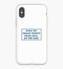 even my phone misses your call iPhone-Hülle & Cover