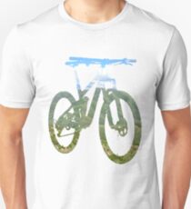 Mountain Bike Mountain und Sky - MTB Kollektion # 003 Unisex T-Shirt