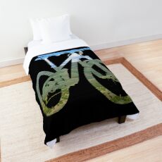 Mountain Bike Mountain and Sky - MTB Collection #003 Comforter