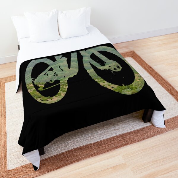 Mountain Bike Mountain and Sky - MTB Collection #003 Comforter