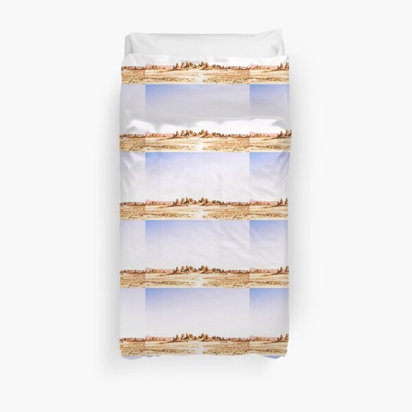 Mystery Planet - Trona Pinnacles Tufa Spires California Duvet Cover
