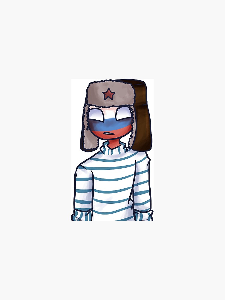 Countryhumans // RUSSIA Magnet for Sale by CandyZONE