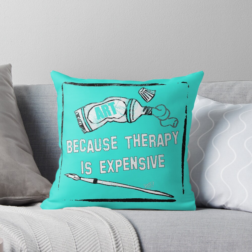 Item preview, Throw Pillow designed and sold by Rafiwashere.