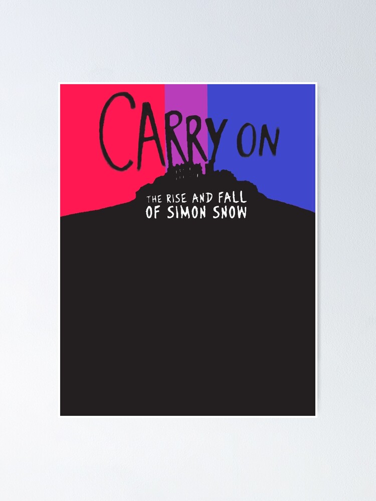 carry on rainbow rowell poster