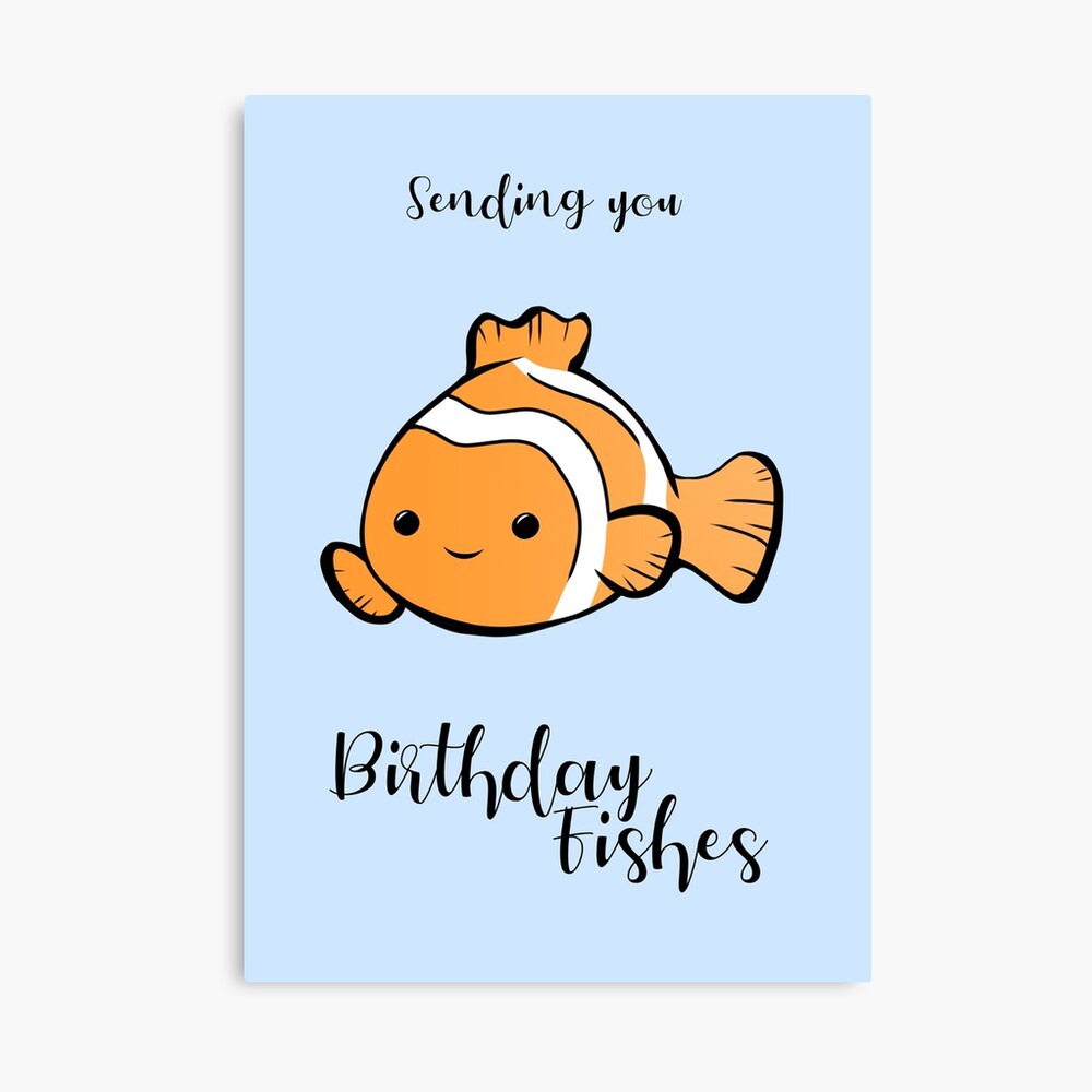 Sending you birthday FISHes - Fishing - Birthday Wishes - Fish Pun