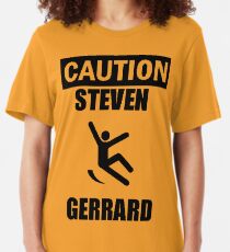 Caution: Steven Gerrard Slim Fit T-Shirt