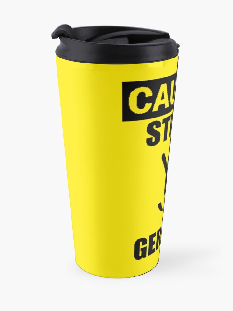 Alternate view of Caution: Steven Gerrard Travel Mug