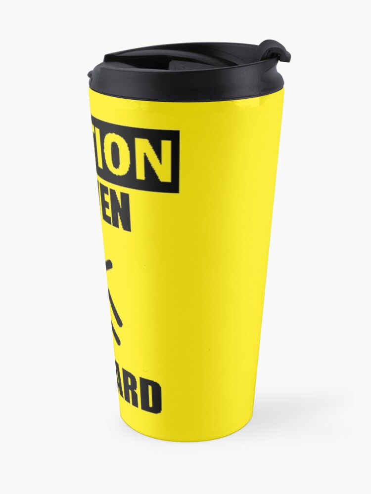 Alternate view of Caution: Steven Gerrard Travel Mug