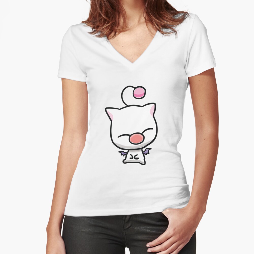 ★ Moogle Fitted V-Neck T-Shirt