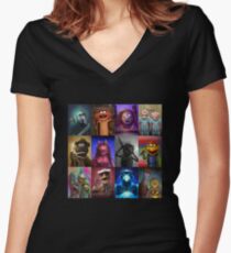 Camiseta entallada de cuello en V Serie Muppet Maniacs 1