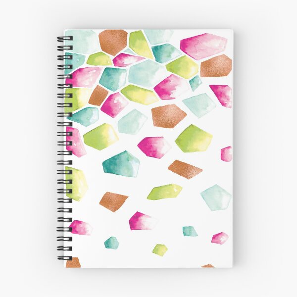 Item preview, Watercolour Crystals | Copper, Pink and Green designed and sold by RebeccaFlaherty.