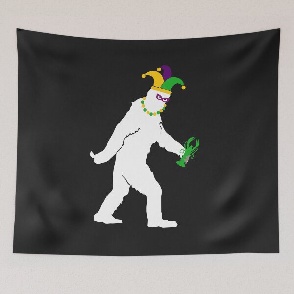 Item preview, Mardi Gras Big Foot Funny Carnival Fat Tuesday Party designed and sold by hadleydesigns.
