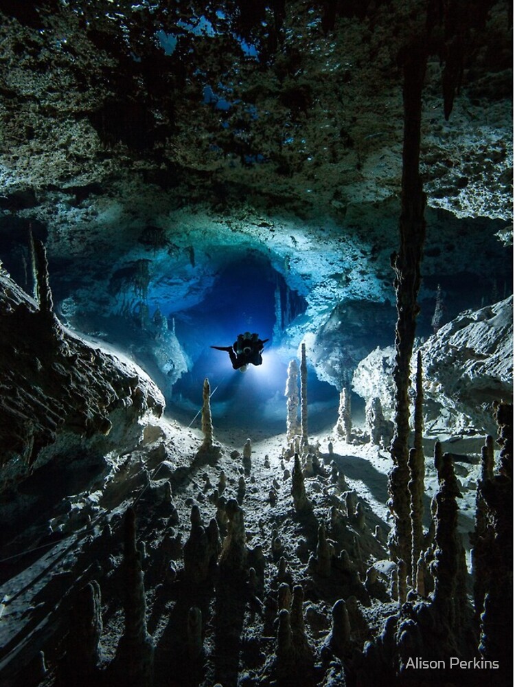 Cave diving by AlisonPerkins