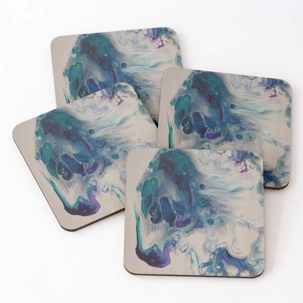 Item preview, Wild Stallion - Abstract Acrylic Art by Fluid Nature designed and sold by vmajzlik.