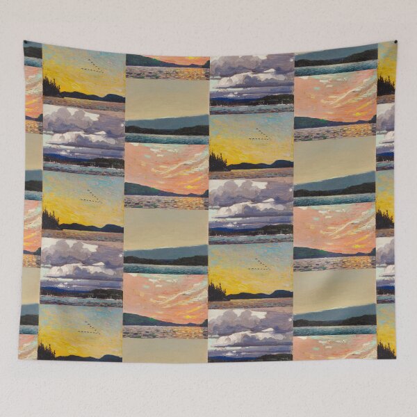 Item preview, Tom Thomson - Landscape Collage II designed and sold by ArtExpression.