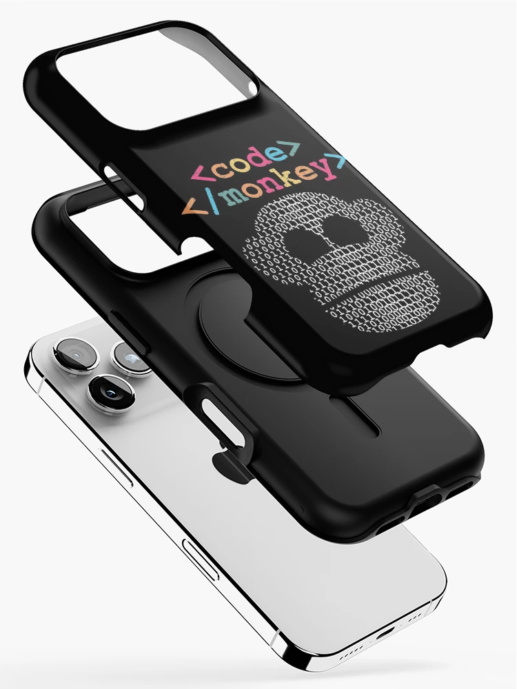 Thumbnail 2 of 4, iPhone Case, Code Monkey - Developer Syntax designed and sold by d247.