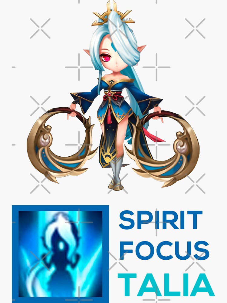"Chakram Dancer (Water) Talia Summoners War" Sticker for Sale by