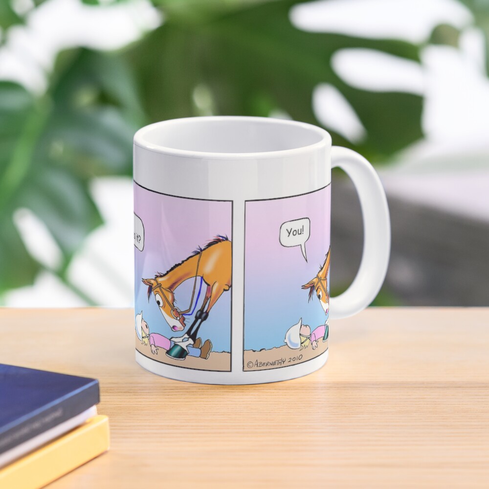 Fergus the Horse: "Bothered Back" Comic Strip Coffee Mug