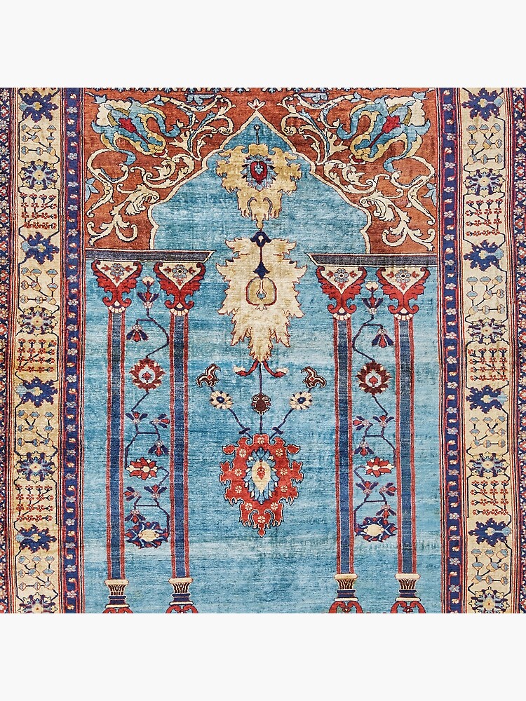 "Antique Persian Silk Rug Print" Throw Pillow for Sale by bragova Redbubble