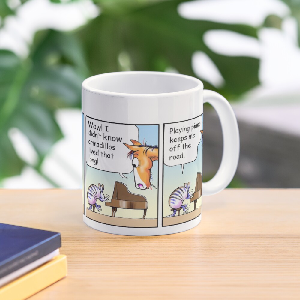 Fergus the Horse: "Armadillo" Comic Strip Coffee Mug