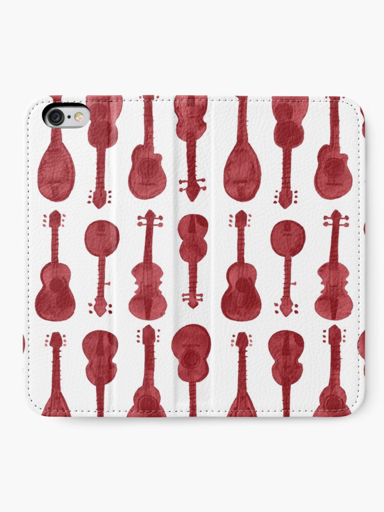 Alternate view of mama don't allow no music - in wine iPhone Wallet