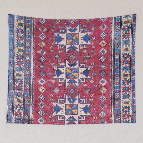 Item preview, Kuba East Caucasus Rug designed and sold by Vicky Brago-Mitchell®.