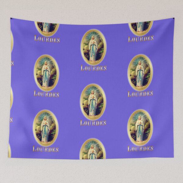 Item preview, Our Lady of Lourdes Virgin Mary France St Bernadette France Catholic  designed and sold by hispanicworld.
