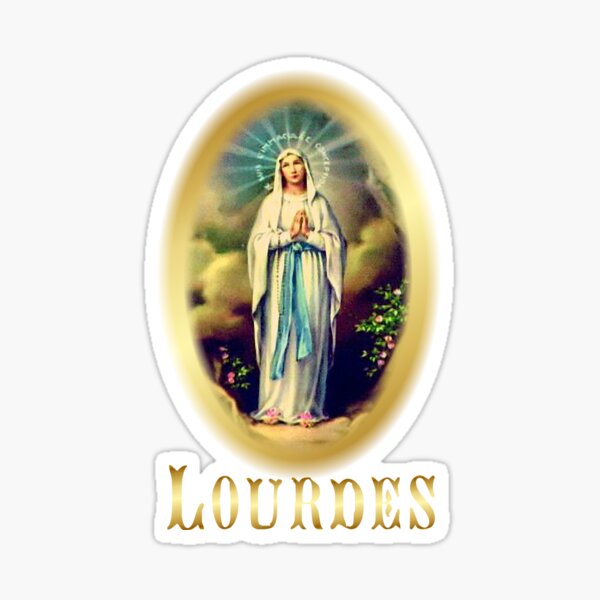 Artikel-Vorschau von Unsere Liebe Frau von Lourdes, Jungfrau Maria, Frankreich, St. Bernadette, Frankreich, katholisch, designt und verkauft von hispanicworld.