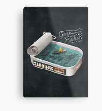 Gone Fishin' Metal Print