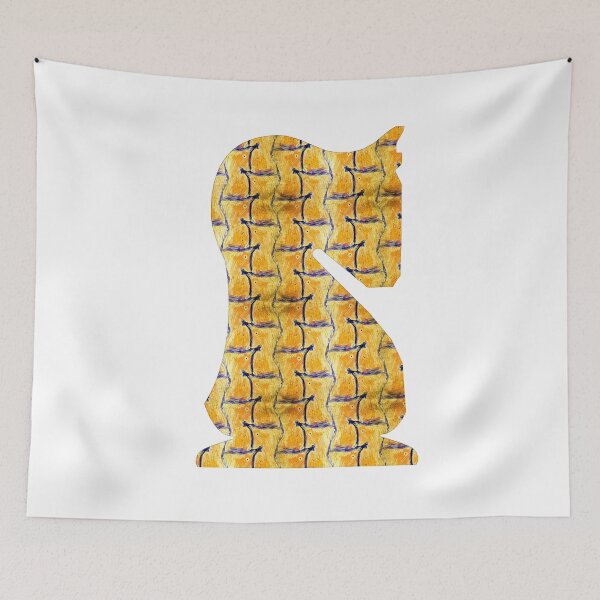 Item preview, Many Nested Golden Chess Knights designed and sold by weavernap.