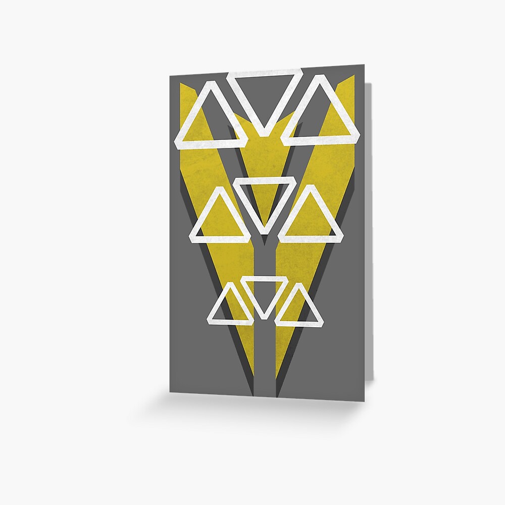 Anthem Freelancer Insignia Anthem Game Distressed Logo Greeting Card By Surik Redbubble