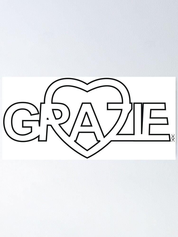 Grazie Poster For Sale By Vgadesign Redbubble 