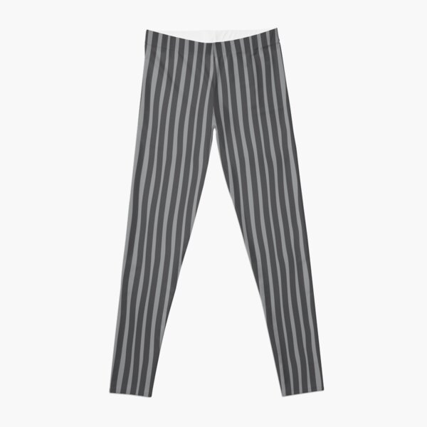Wobbly Stripes - Grey/Gray Leggings
