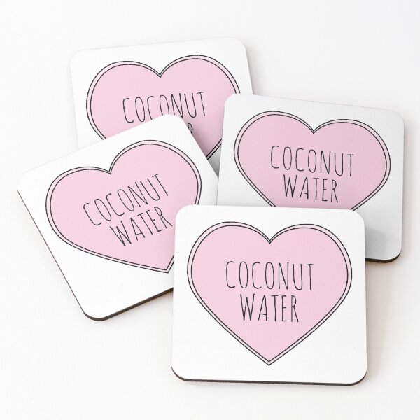 Item preview, Coconut Water Heart designed and sold by teesaurus.