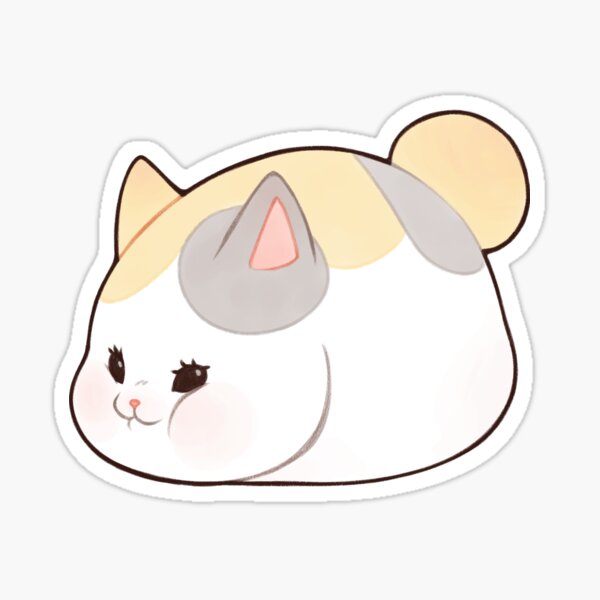 FFXIV Fat Cat Group - Pusheen Style Sticker for Sale by Yasmin Walji