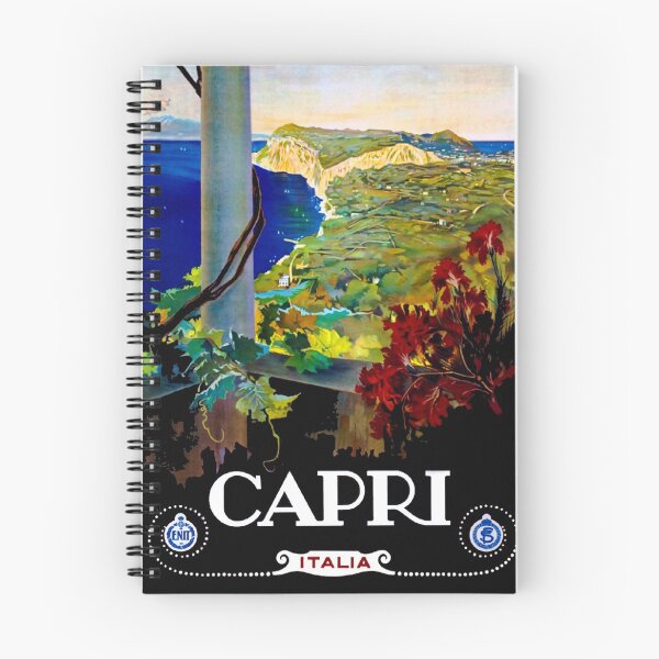 Item preview, Capri Italy, Vintage Travel Poster designed and sold by Trevor McCabe.