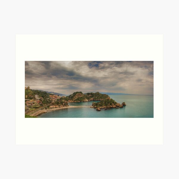 Panoramic view of Isola Bella Art Print