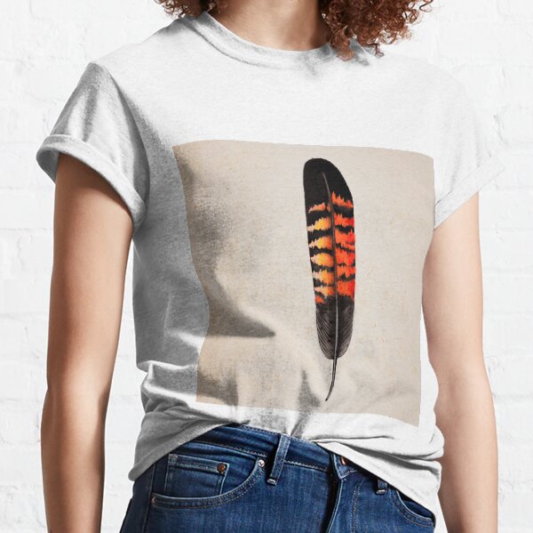 Red Tailed Black Cockatoo Feather (Female) Classic T-Shirt