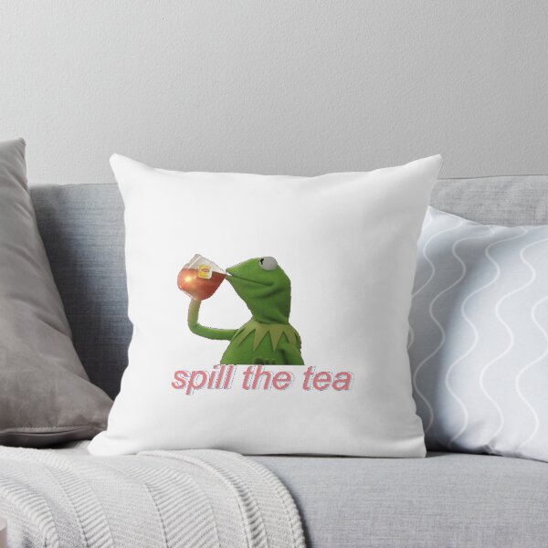 Item preview, Kermit Spill The Tea Sticker designed and sold by kaleigh7.