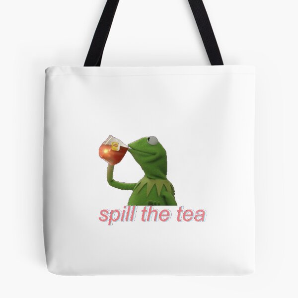 Item preview, Kermit Spill The Tea Sticker designed and sold by kaleigh7.