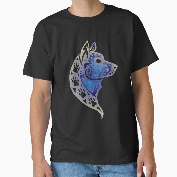Aperçu de l'œuvre Loup (bleu) créée et vendue par MelvinWarEagle.