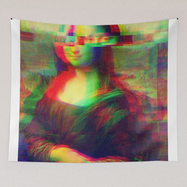 Item preview, Monalisa from Leonardo da Vinci Glitched   designed and sold by Mr. Gattax.